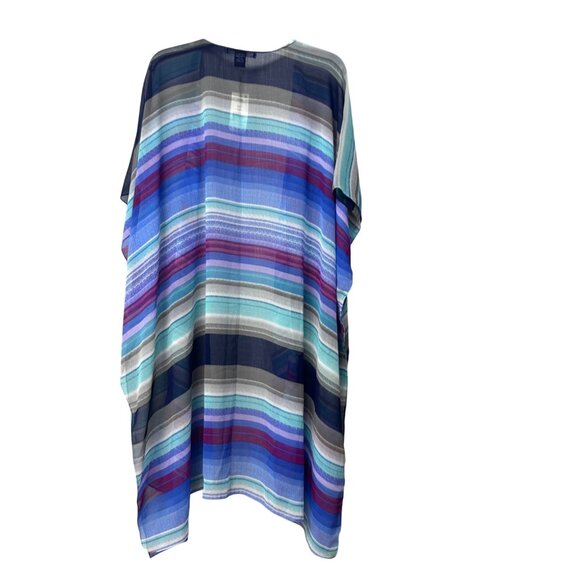 Cejon Melrose Women's Striped Duster, Multi Colored, OS - Picture 10 of 11